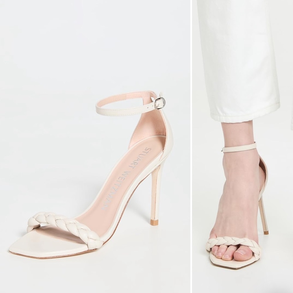 Stuart Weitzman Playa Sandals in Oat